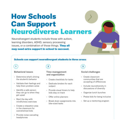 How Schools Can Support Neurodiverse Learners
